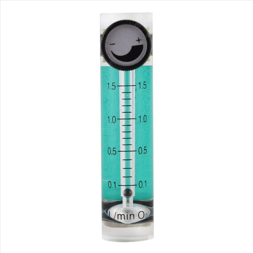 0,1-1,5 LPM 1,5 L zuurstofstroommeter Stroommeter voor zuurstofluchtgas 2