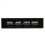 3,5 tommer floppy bay 4 porte USB 2.0 hub USB 2.0 frontpaneladapter 4