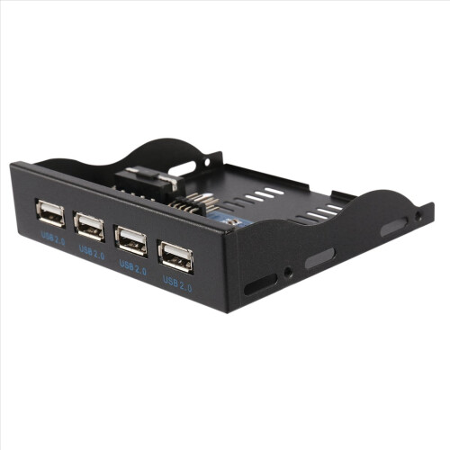 3,5 tommer floppy bay 4 porte USB 2.0 hub USB 2.0 frontpaneladapter 1