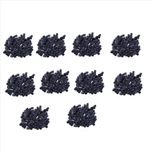 Sett med 100 - Sorte plastventilhetter