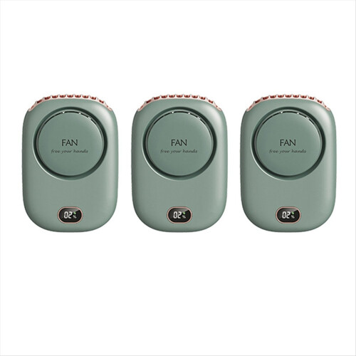 Fan Mini USB Cooler Rechargeable Ventilador Handheld Silent Green