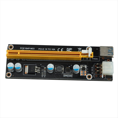 Extensor M2 la USB3.0 PCIE 16X 1X cu alimentare 1