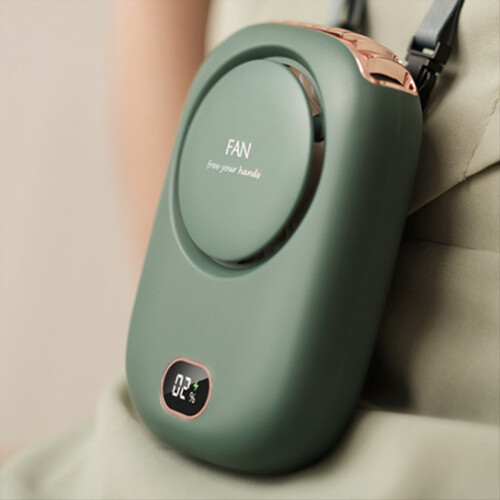 Fan Mini USB Cooler Rechargeable Ventilador Handheld Silent Green 2