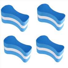 Foam Pull Buoy Eva Kick Legs Board Kids Adults Pool-Blue+White