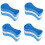 Foam Pull Buoy Eva Kick Legs Board Kids Adults Pool-Blue+White 1