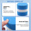 Foam Pull Buoy Eva Kick Legs Board Kids Adults Pool-Blue+White 6