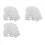 500 Pcs Reusable Pvc Plant Tag Tree Fruit Seedling Plastic Label 2
