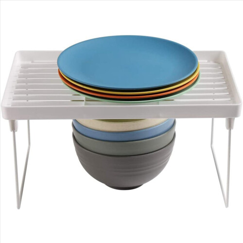 Stacking Cabinet Shelf Rack- Cupboard, Plate, Dish, Counter 2