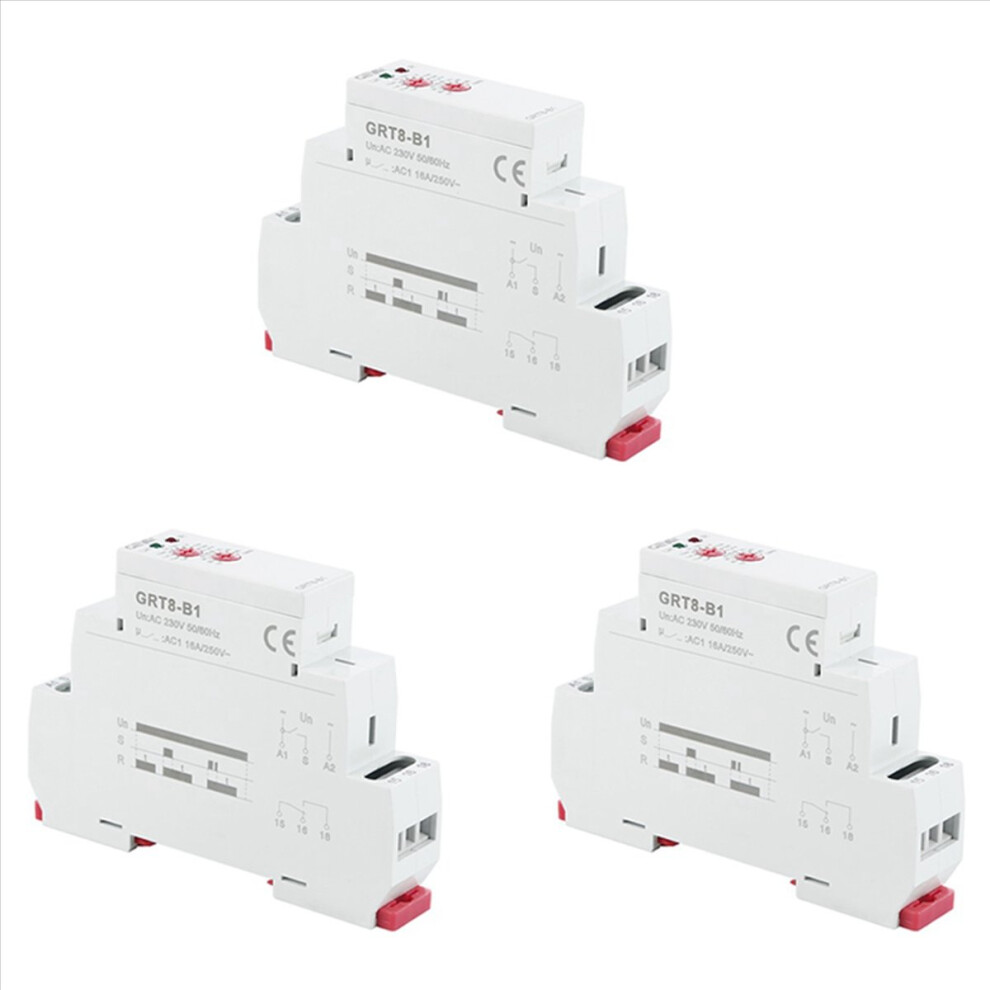 Grt8-B1 Off Delay Time Relay Electronic Type 16A, Ac230v 4713192224937