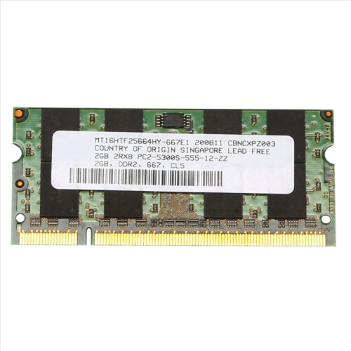 2GB DDR2 RAM-hukommelse 667Mhz PC2 5300 bærbar RAM til AMD 1