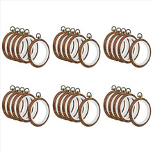 Moldura redonda para bordados, círculo para costura e bordado de artesanato