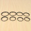 8 Pieces Step-Up Ring Set,Includes 49-52mm, 52-55mm, 55-58mm, 58-62mm 6