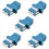 Adaptor Fibră Optică LC - Cuplor Singlemode Duplex LC la LC - Pachet de 5 2