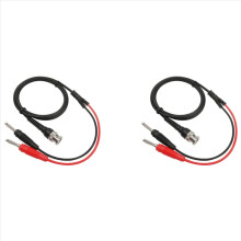 P1009 BNC till dubbel 4 mm stapelbar banankontakt testledning prob BNC-kabel