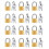 12 Pack Mini Padlock Small Padlock Solid Brass Locks with 3 Key 2