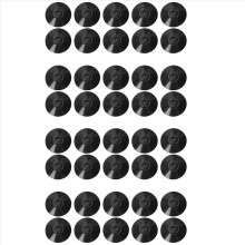 10 x Black rubber 27mm Suction Cup Clip Sucker For Fish Tank