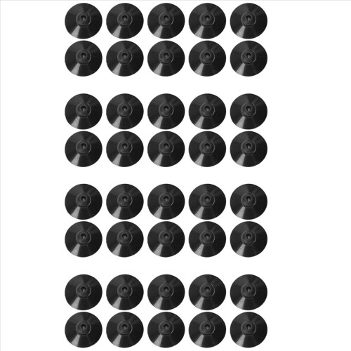 10 x Black rubber 27mm Suction Cup Clip Sucker For Fish Tank