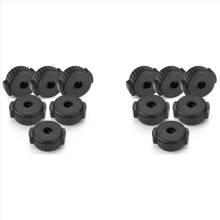 6 stk. plast cymbalmuttere, cymbalmutter
