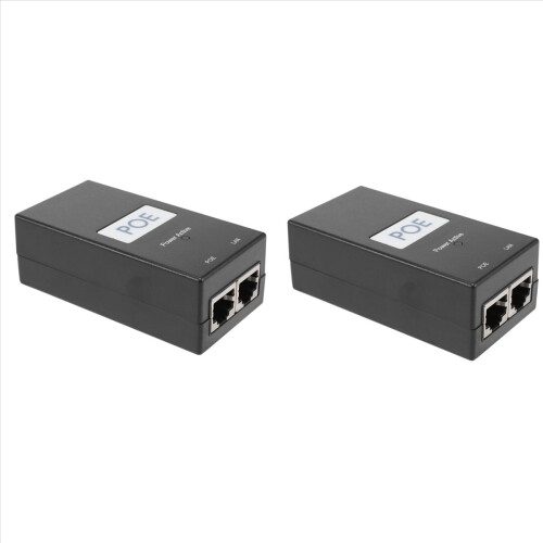 Desktop-POE-Strominjektor-Ethernet-Adapter 24 V 0,5 A
