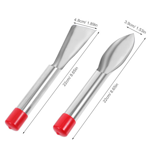 2 Unidades Azadón Multiusos Inoxidable Para Y Plantar 1