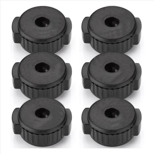 6 stk. plast cymbalmuttere, cymbalmutter 2