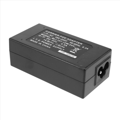 Desktop-POE-Strominjektor-Ethernet-Adapter 24 V 0,5 A 2