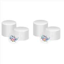 50 buc foi acrilice transparente, disc acrilic rotund de 10 cm
