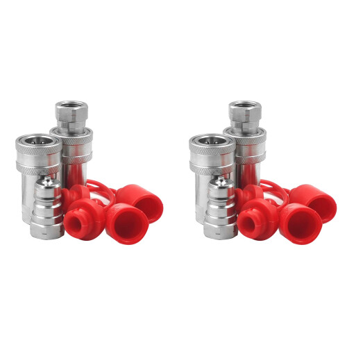 3/8Inch NPT Thread ISO7241-1A Hydraulic Quick Disconnect Coupler Set
