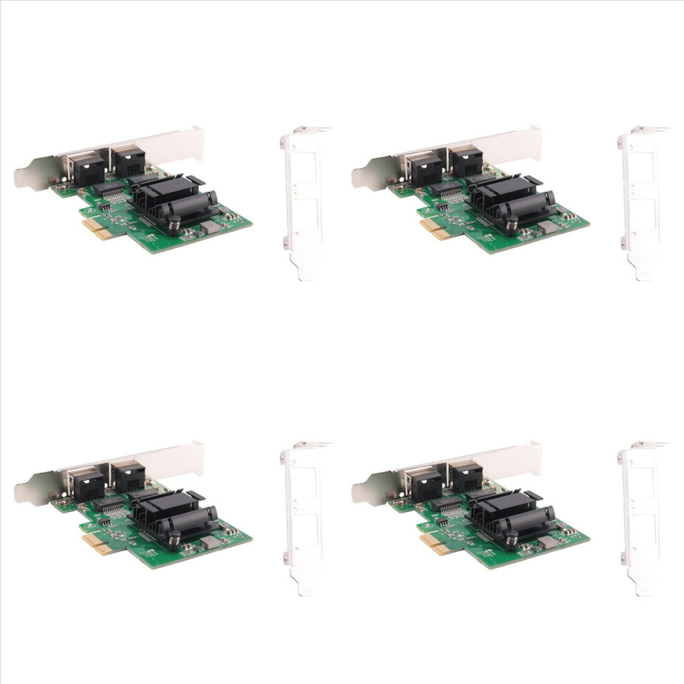 2Port Gigabit Pcie Network Card 1000M Dual Ports Pci Ethernet Adapter 4713192291205