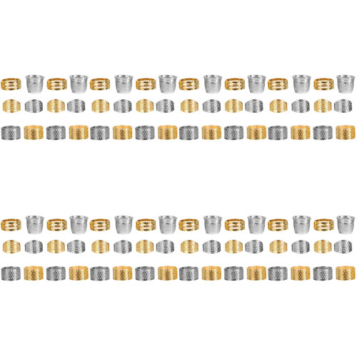 96 Pcs Sewing Thimbles Finger Protector Diy Tools Fingertip 2