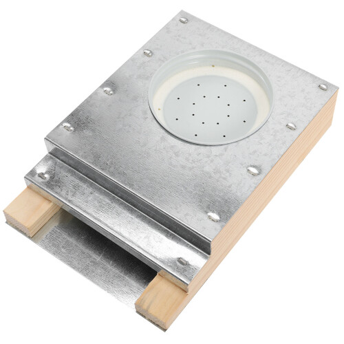 Base Per Alimentatore Apicoltura In Legno Chiaro Con E Distributore