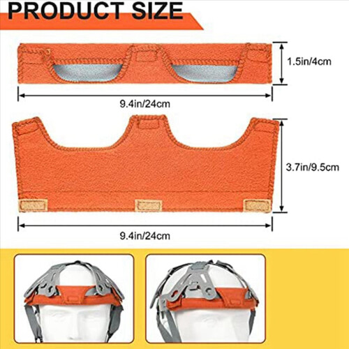 Hard Hat Sweatband Liners Helmet Welding Antiperspirant Belt(8Pc) 2