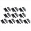 10 Pair Car Radio Brackets Double Din Stereo Panel for B 4