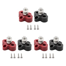 2 buc. bloc terminal de alimentare cu bară colectoare de 5/16 inch DC 48V știft de distribuție M8