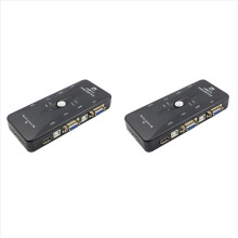 USB 2.0 KVM kapcsolódoboz billentyűzet monitor