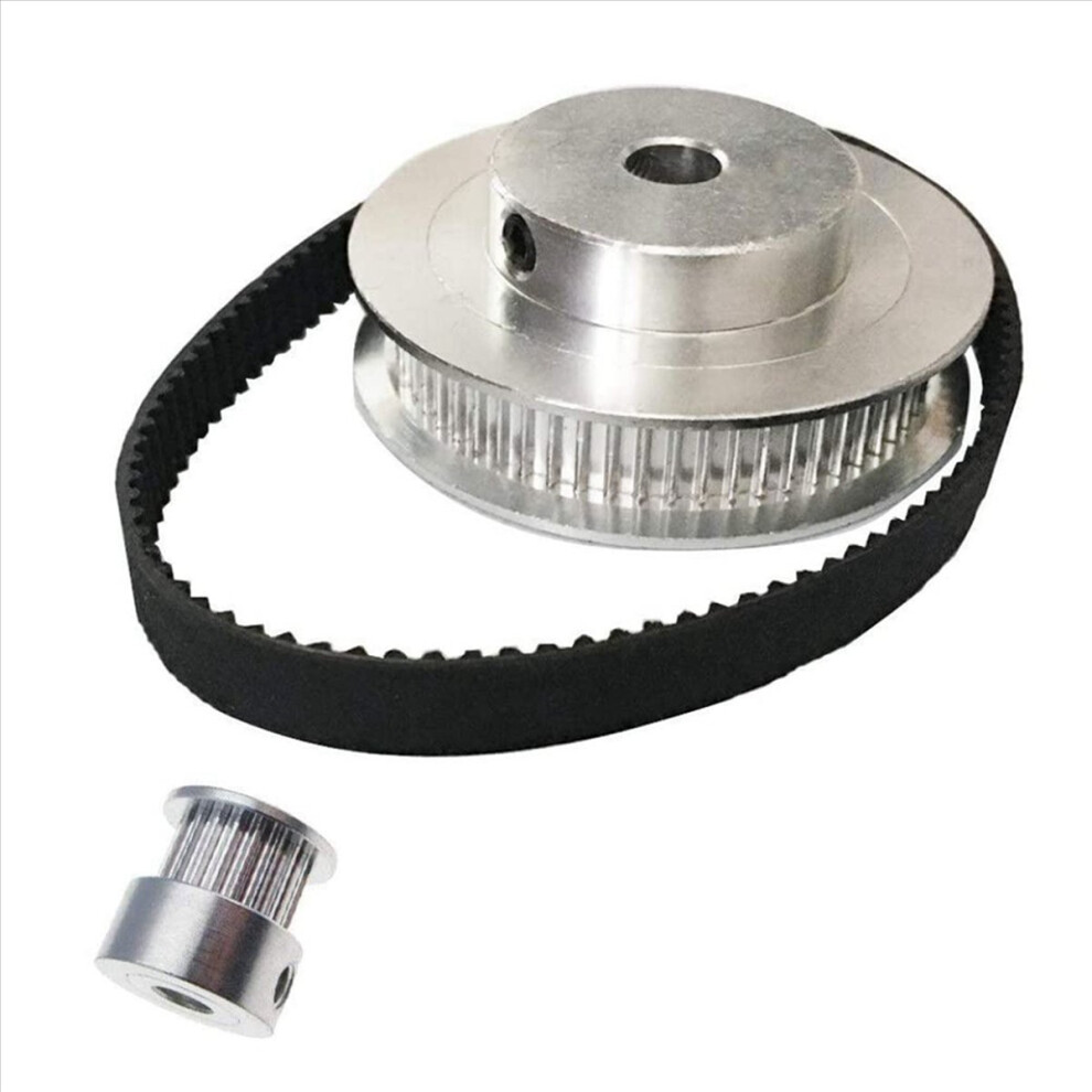 2Set 2Gt Synchronous Wheel 20 60 Teeth Bore Timing Belt Pulley System 4713192295623