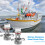 RVS boot aftapplug boot accessoires, rode pakking 2