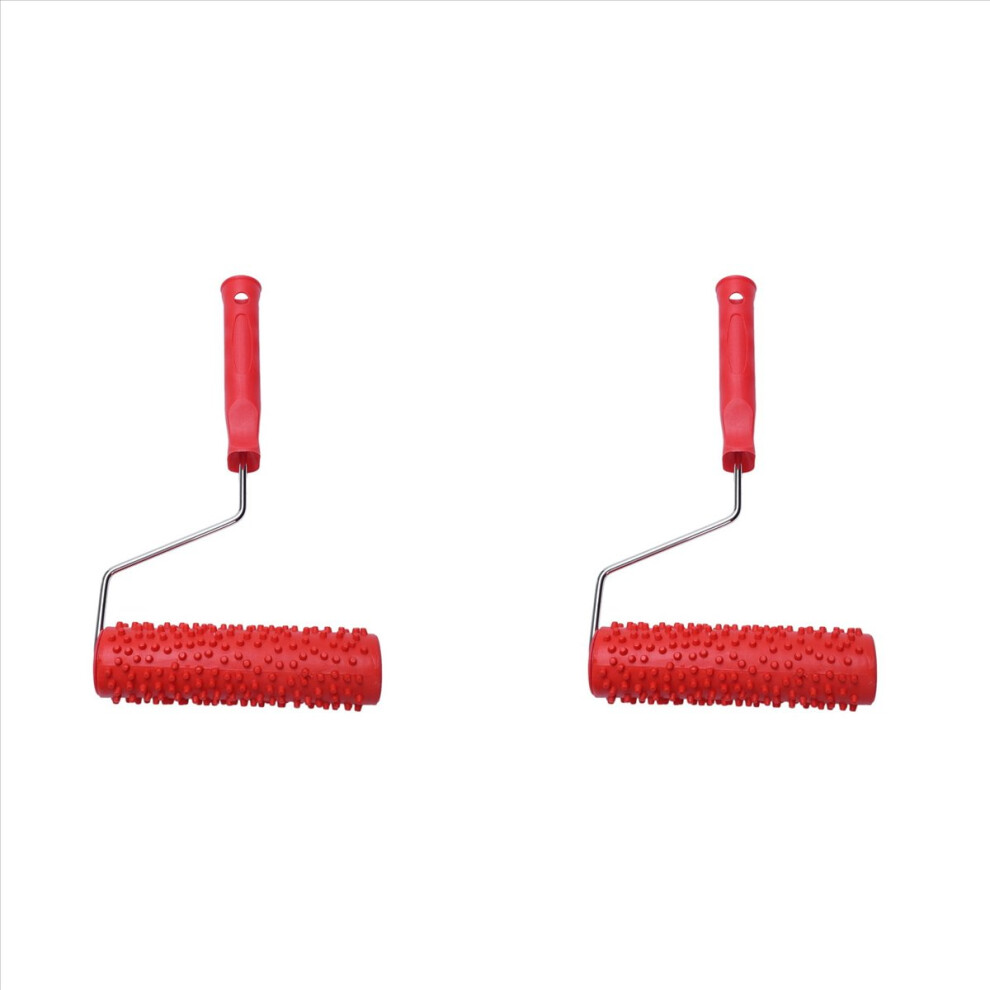 7Inch Embossed Raindrop Painting Roller With Plastic Handle 4713192294145
