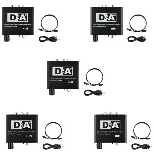 192 kHz digital optisk koaksial til analog lyd-hifi-konverter