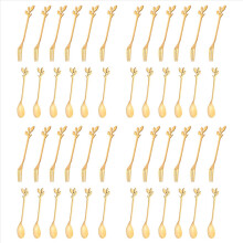 Stainless Steel Fork and Spoon Set, Ice Cream Tea Coffee Spoon