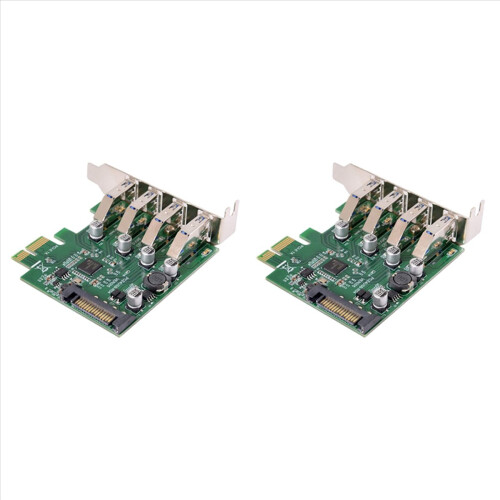 Κάρτα επέκτασης PCI Express χαμηλού προφίλ 4 θυρών PCI-E σε USB 3.0 HUB
