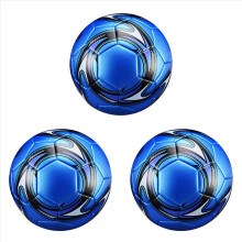 Balón de fútbol oficial de competición para entrenamiento de fútbol, talla 5, color azul.