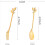 Stainless Steel Fork and Spoon Set, Ice Cream Tea Coffee Spoon 4