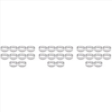 10 Pack Stainless Steel Tart Ring, Heat- Mousse Ring, 5.9cm
