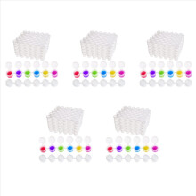 50 λωρίδες δοχείων χρώματος, 300 δοχεία 2Ml/0.07 Oz κενά δοχεία χρώματος