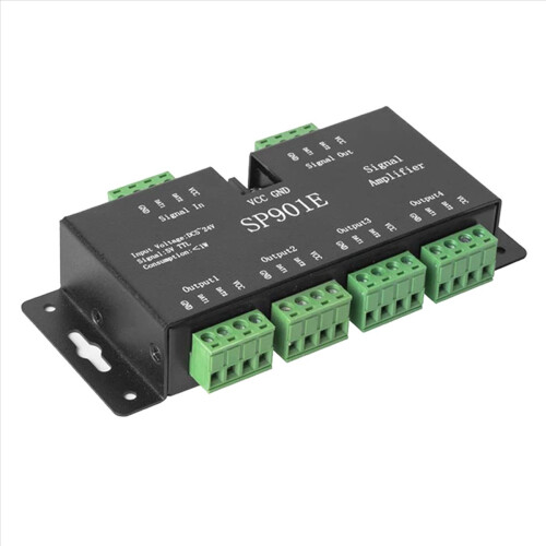 SP901E LED Pixel SPI Ενισχυτής Σήματος Αναμεταδότης Διευθυνσιοδοτούμενη Ταινία LED 2