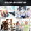 Grip Strength Tester, 396Lbs/180Kg Digital Hand Grip Strength Meter 7