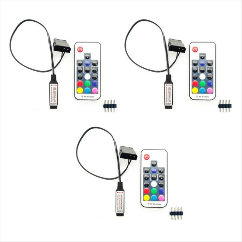 Computerventilator lichteffectcontroller, 5V 3-pins / 12V 4-pins RGB-ventilator