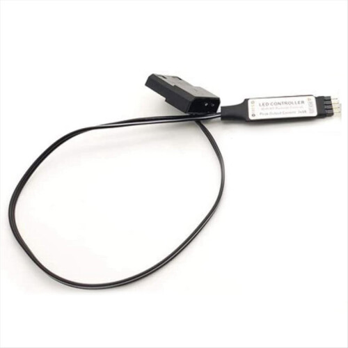 Computerventilator lichteffectcontroller, 5V 3-pins / 12V 4-pins RGB-ventilator 1
