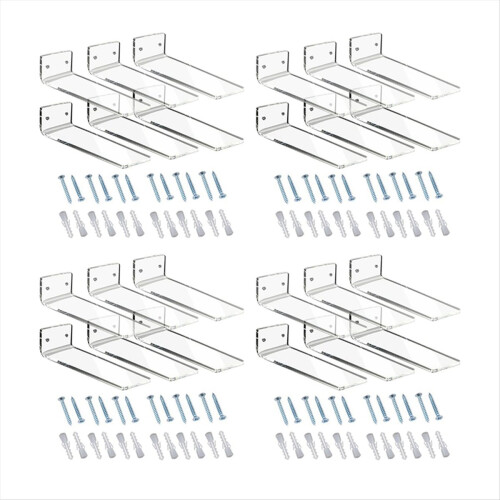 6 Pack Floating Shoe Display, for Sneaker Collection or Shoes Box